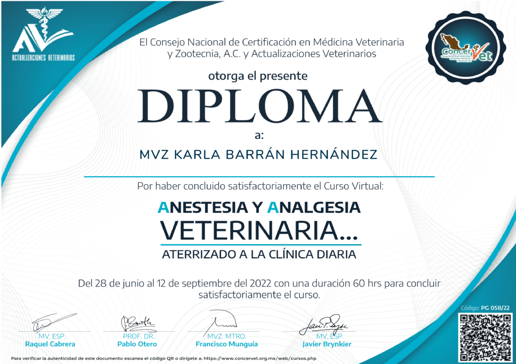 ANESTESIA Y ANALGESIA VETERINARIA