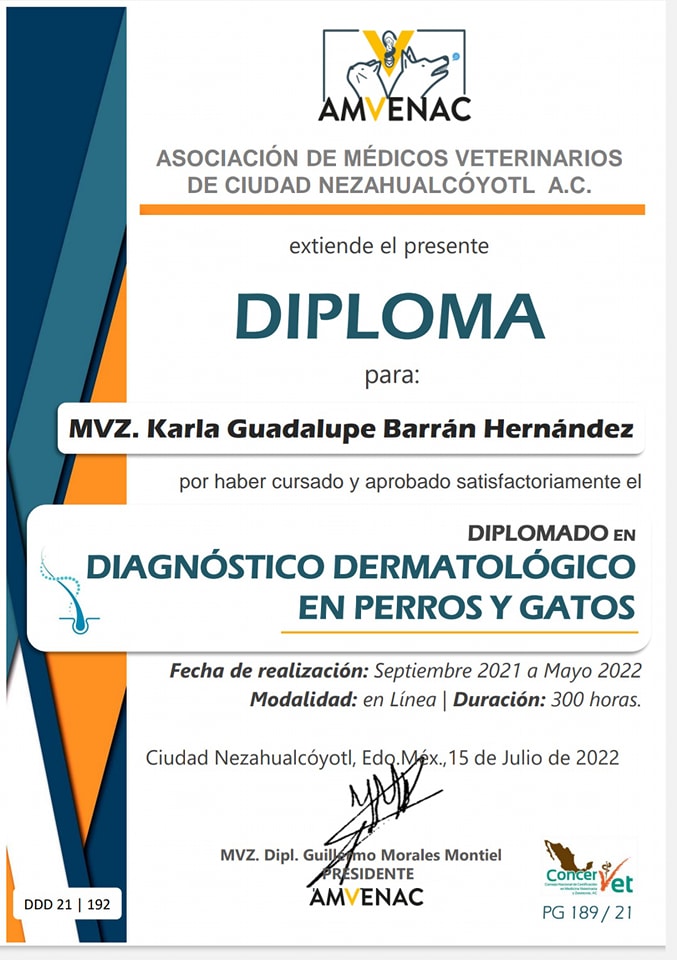 DIAGNÓSTICO DERMATOLÓGICO EN PERROS Y GATOS